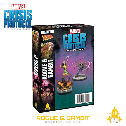 Marvel: Crisis Protocol - Rogue & Gambit (Unpainted) (Assembled)