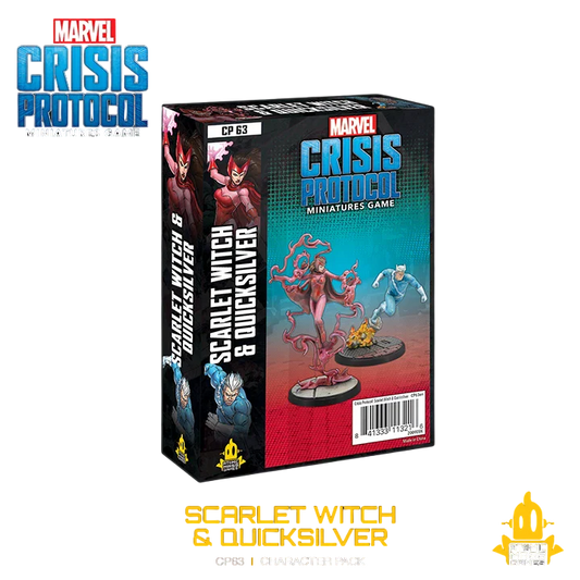Marvel: Crisis Protocol - Scarlet Witch & Quicksilver (New on Sprue)