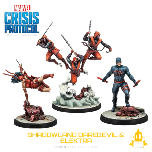 Marvel: Crisis Protocol - Shadowland Daredevil & Elektra (New on Sprue)