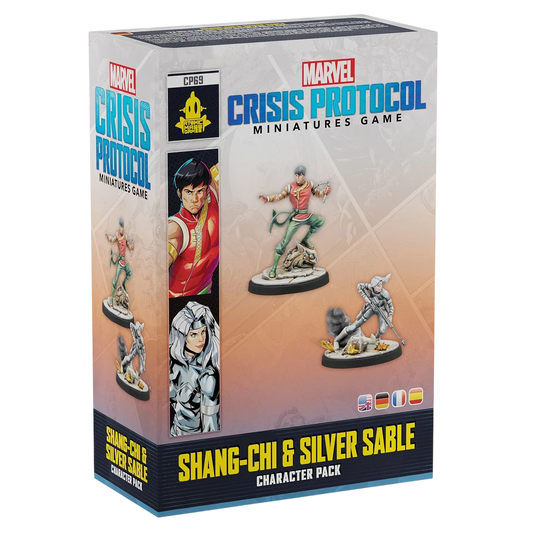 Marvel: Crisis Protocol - Shang Chi & Silver Sable (Custom Painted) (Assembled)