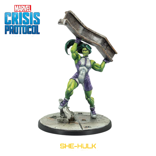 Marvel: Crisis Protocol - She-Hulk (Custom Painted) (Assembled)