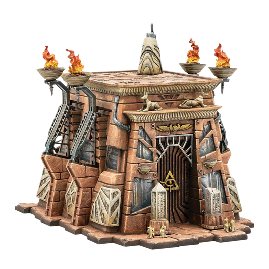 Marvel: Crisis Protocol - Shrine to En Sabah Nur Terrain Pack (Custom Painted) (Assembled)