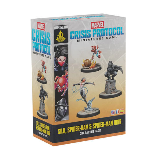 Marvel: Crisis Protocol - Silk, Spider-Ham & Spider-Man Noir (New on Sprue)