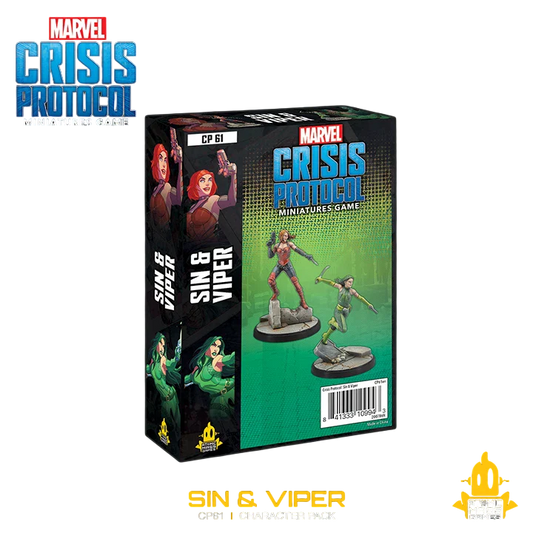 Marvel: Crisis Protocol - Sin & Viper (Custom Painted) (Assembled)
