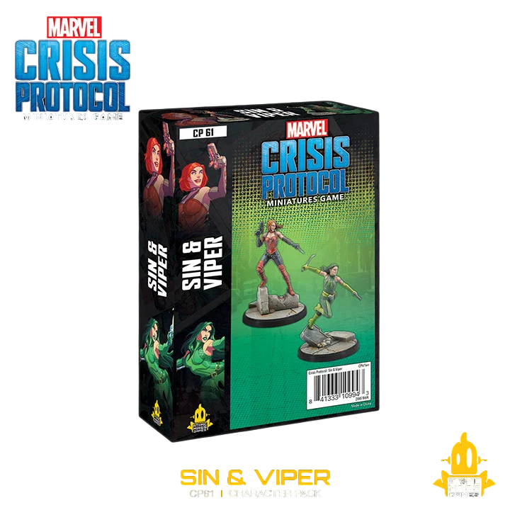 Marvel: Crisis Protocol - Sin & Viper (New on Sprue)
