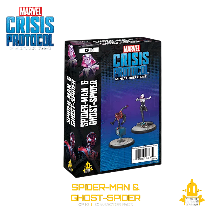 Marvel: Crisis Protocol - Spider-Man & Ghost-Spider (Custom Painted) (Assembled)