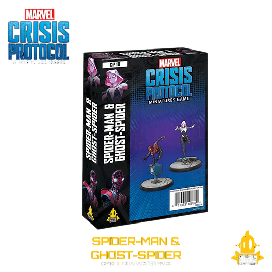 Marvel: Crisis Protocol - Spider-Man & Ghost-Spider (Unpainted) (Assembled)