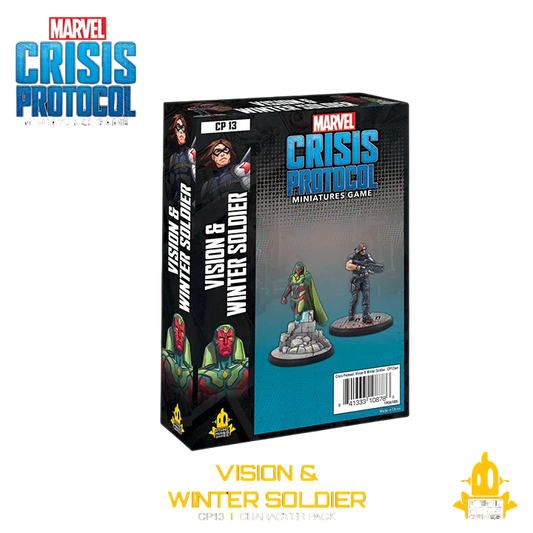 Marvel: Crisis Protocol - Vision & Winter Soldier (Unpainted) (Assembled)