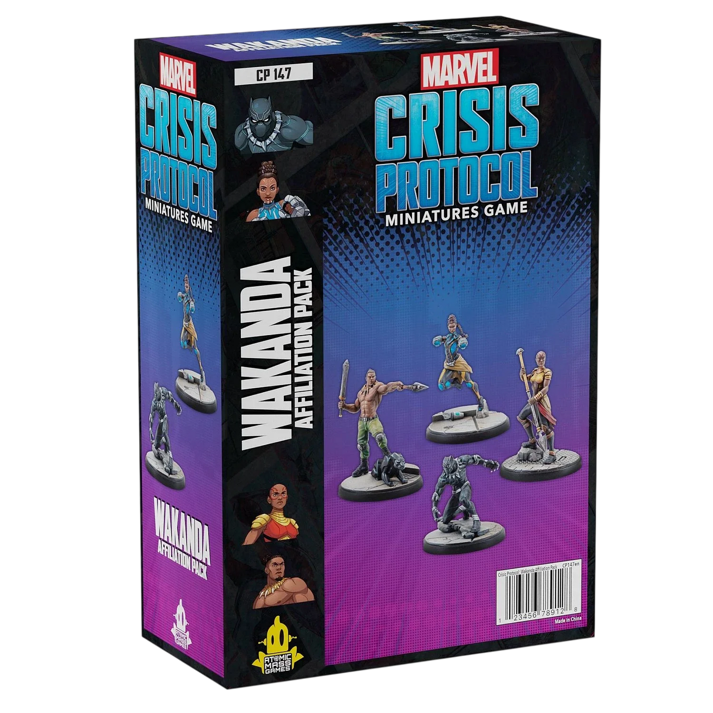 Marvel: Crisis Protocol - Wakanda Affiliation Pack (Unpainted) (Assembled)