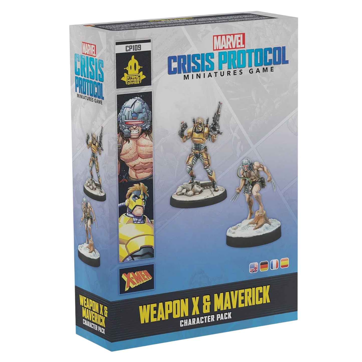 Marvel: Crisis Protocol - Weapon X & Maverick (Custom Painted) (Assembled)