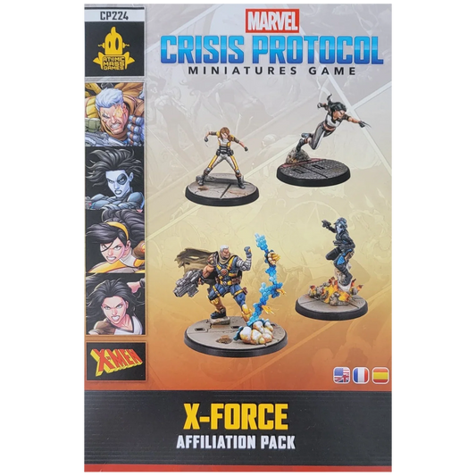 Marvel: Crisis Protocol - X-Force Affiliation Pack (Unpainted) (Assembled)