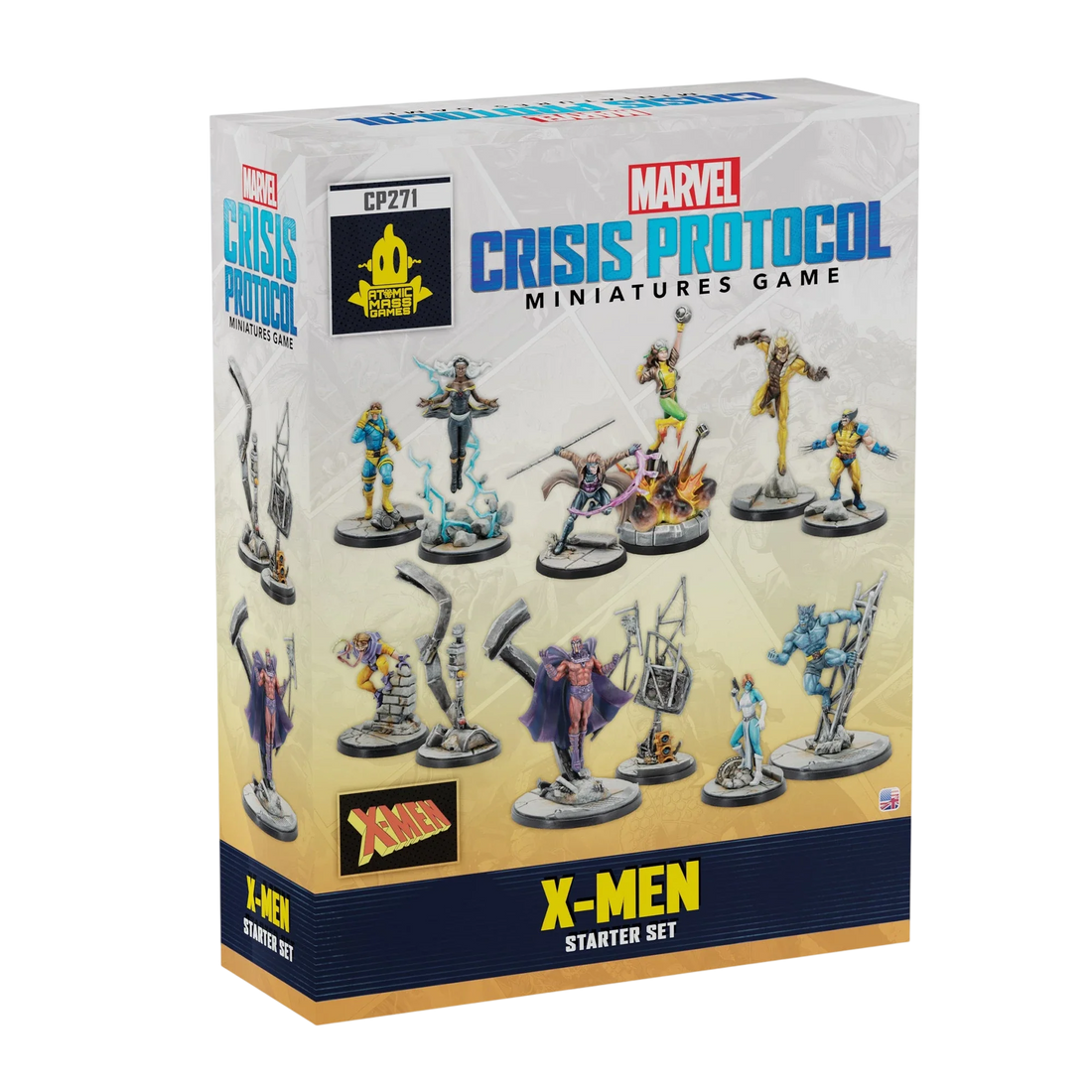 Marvel: Crisis Protocol - X-Men Starter Set (Unpainted) (Assembled)