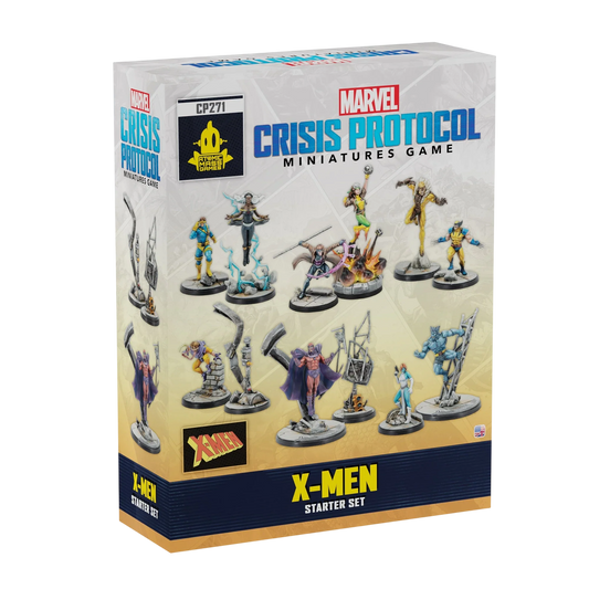 Marvel: Crisis Protocol - X-Men Starter Set (Unpainted) (Assembled)