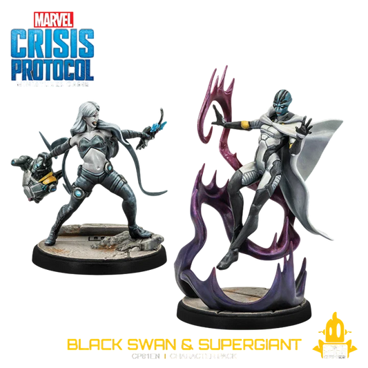 Marvel: Crisis Protocol Black Swan & Supergiant (Unpainted) (Assembled)