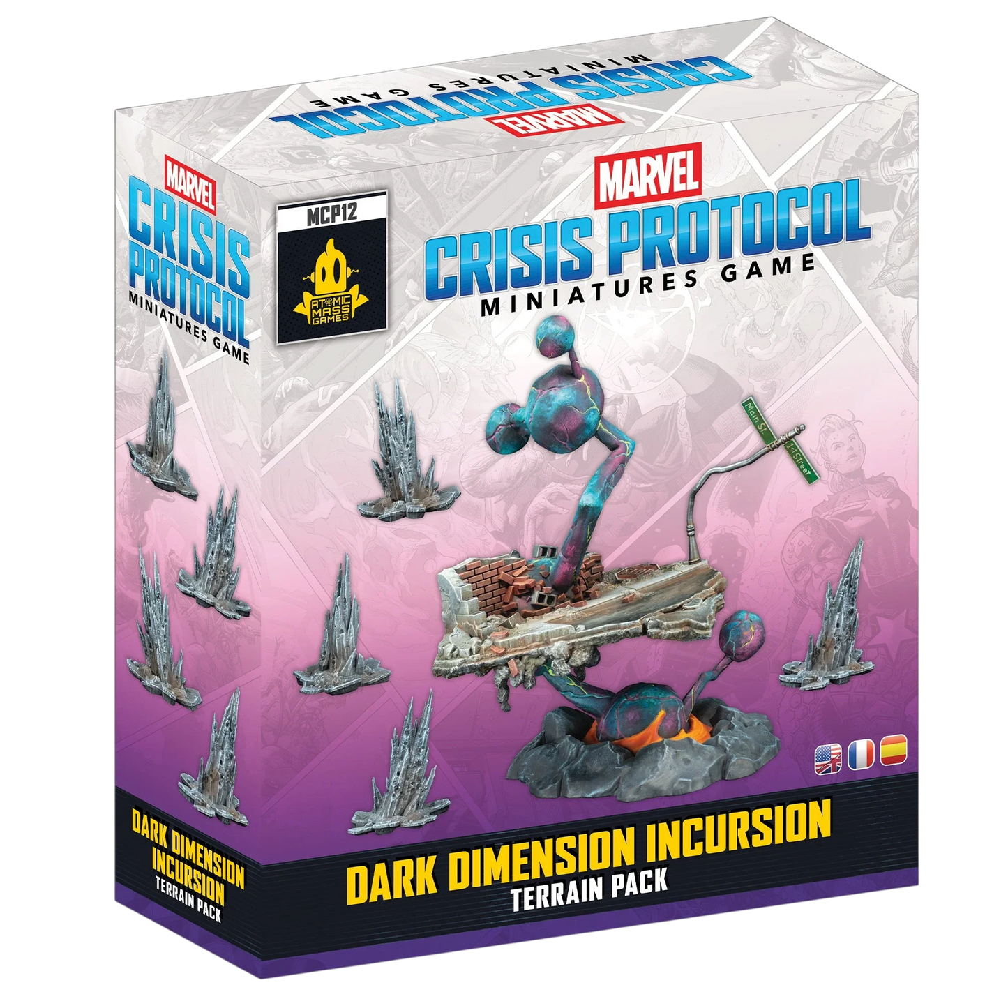 Marvel: Crisis Protocol: Dark Dimension Incursion Terrain Pack (New in Box)