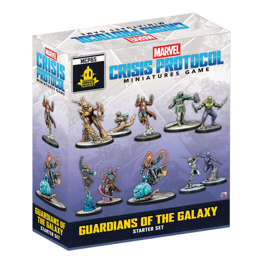 Marvel: Crisis Protocol: Guardians of the Galaxy Starter Set (Unpainted) (Assembled)