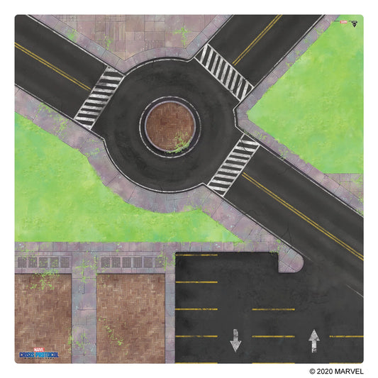 Marvel Crisis Protocol Roundabout Knockout Game Mat (New in Box)