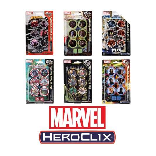 Marvel HeroClix - Dice & Token Pack Bundle #1 (New in Box)