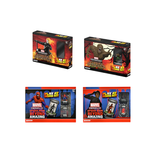 Marvel HeroClix - Play All Summer (Play at Home Kit) Bundle #1 (Custom Painted)