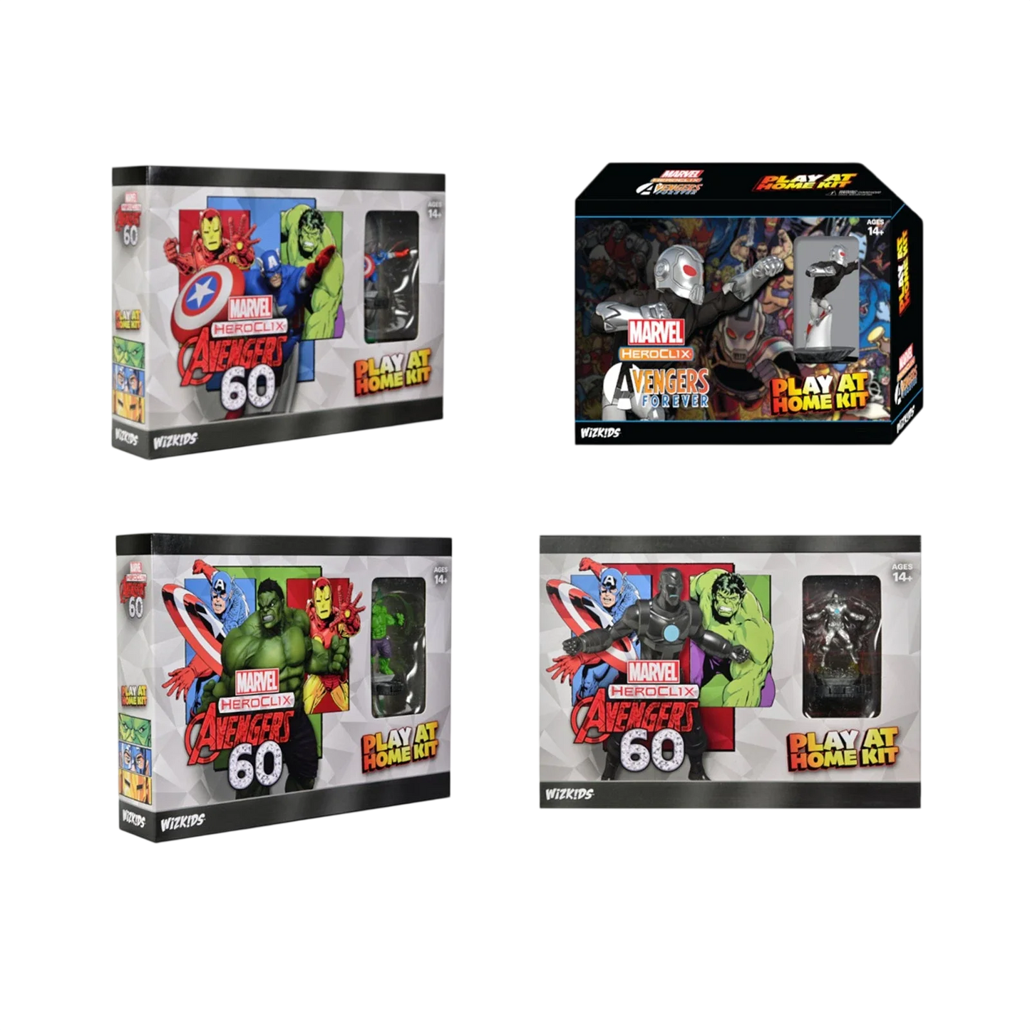 Marvel HeroClix: Play at Home Kit Bundle (Prepainted) (Assembled)