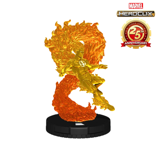 Marvel HeroClix: 25th Anniversary Human Torch (Bonus Offer) (Custom Painted)