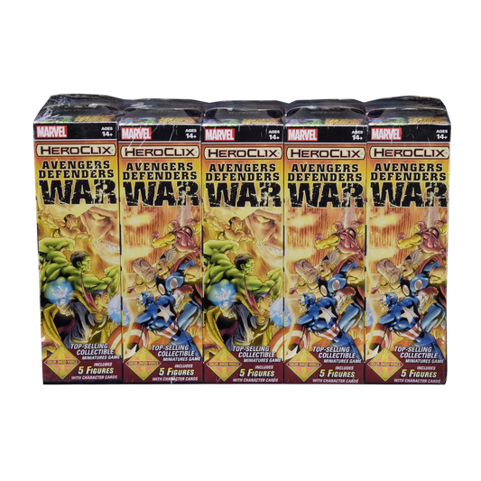 Marvel HeroClix: Avengers/Defenders War Booster Brick (New in Box)