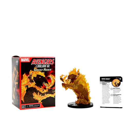 Marvel HeroClix: Avengers 1,000,000 BC Ghost Rider & Mammoth Colossal Figure (Prepainted)
