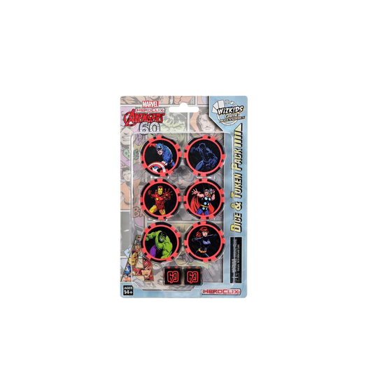 Marvel HeroClix: Avengers 60th Anniversary Dice and Token Pack (New in Box)