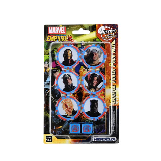 Marvel HeroClix: Avengers Fantastic Four Empyre Dice & Token Pack (New in Box)