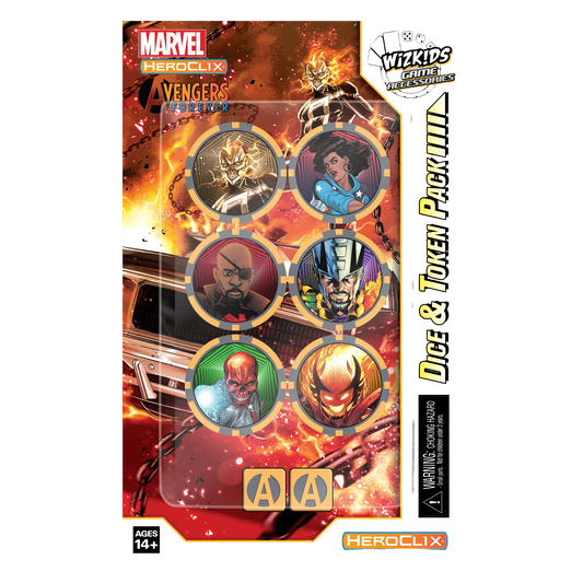 Marvel HeroClix: Avengers Forever Dice and Token Pack Ghost Rider (New in Box)