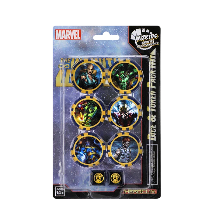 Marvel HeroClix: Avengers Infinity Dice & Token Pack (New in Box)