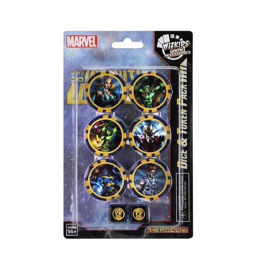 Marvel HeroClix: Avengers Infinity Dice & Token Pack (New in Box)