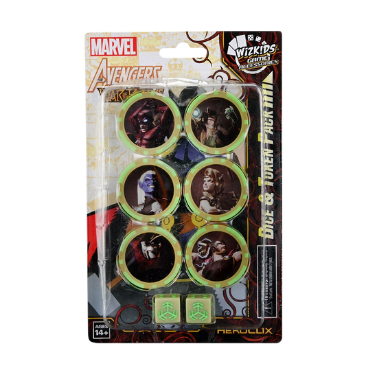 Marvel HeroClix: Avengers War of the Realms Dice & Token Pack (New in Box)