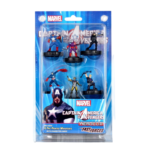 Marvel HeroClix: Captain America and the Avengers Fast Forces (Custom Painted)