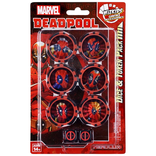 Marvel HeroClix: Deadpool Dice & Token Pack (New in Box)