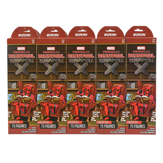 Marvel HeroClix: Deadpool Weapon X Booster Brick (New in Box)