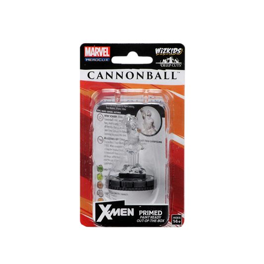 Marvel HeroClix Deep Cuts Unpainted Miniatures: Cannonball (New in Box)