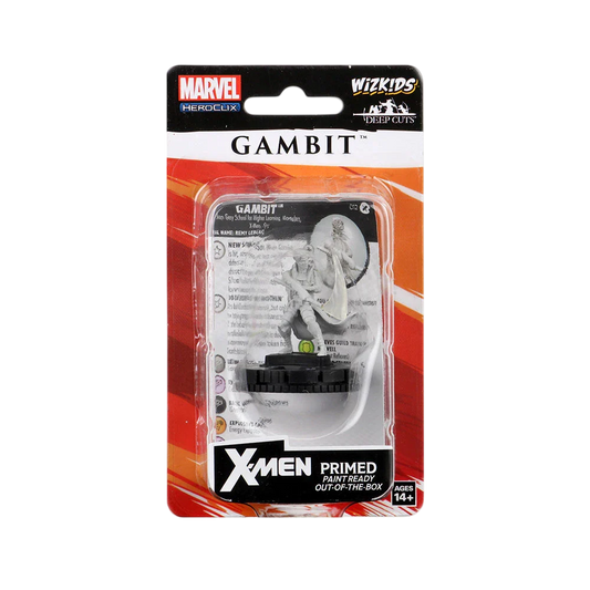 Marvel HeroClix Deep Cuts Unpainted Miniatures: Gambit (New in Box)