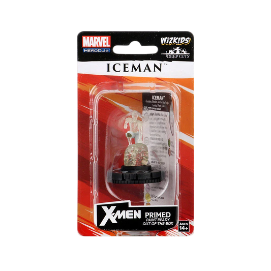 Marvel HeroClix Deep Cuts Unpainted Miniatures: Iceman (New in Box)