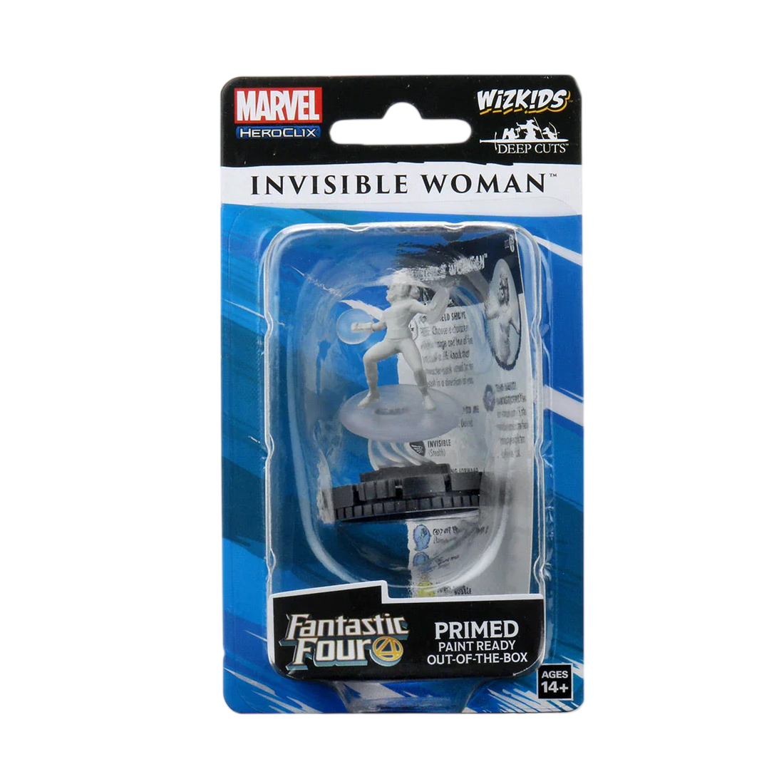 Marvel HeroClix Deep Cuts Unpainted Miniatures: Invisible Woman (New in Box)
