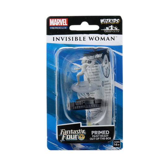 Marvel HeroClix Deep Cuts Unpainted Miniatures: Invisible Woman (Unpainted)
