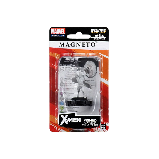 Marvel HeroClix Deep Cuts Unpainted Miniatures: Magneto (New in Box)