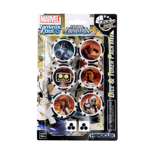 Marvel HeroClix: Fantastic Four Future Foundation Dice & Token Pack (New in Box)