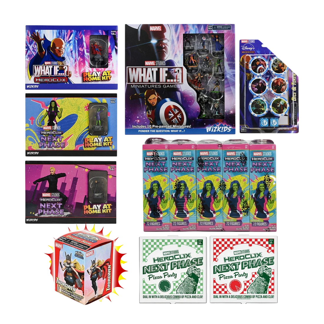Marvel HeroClix: Holiday Gift Bundle (Custom Painted)