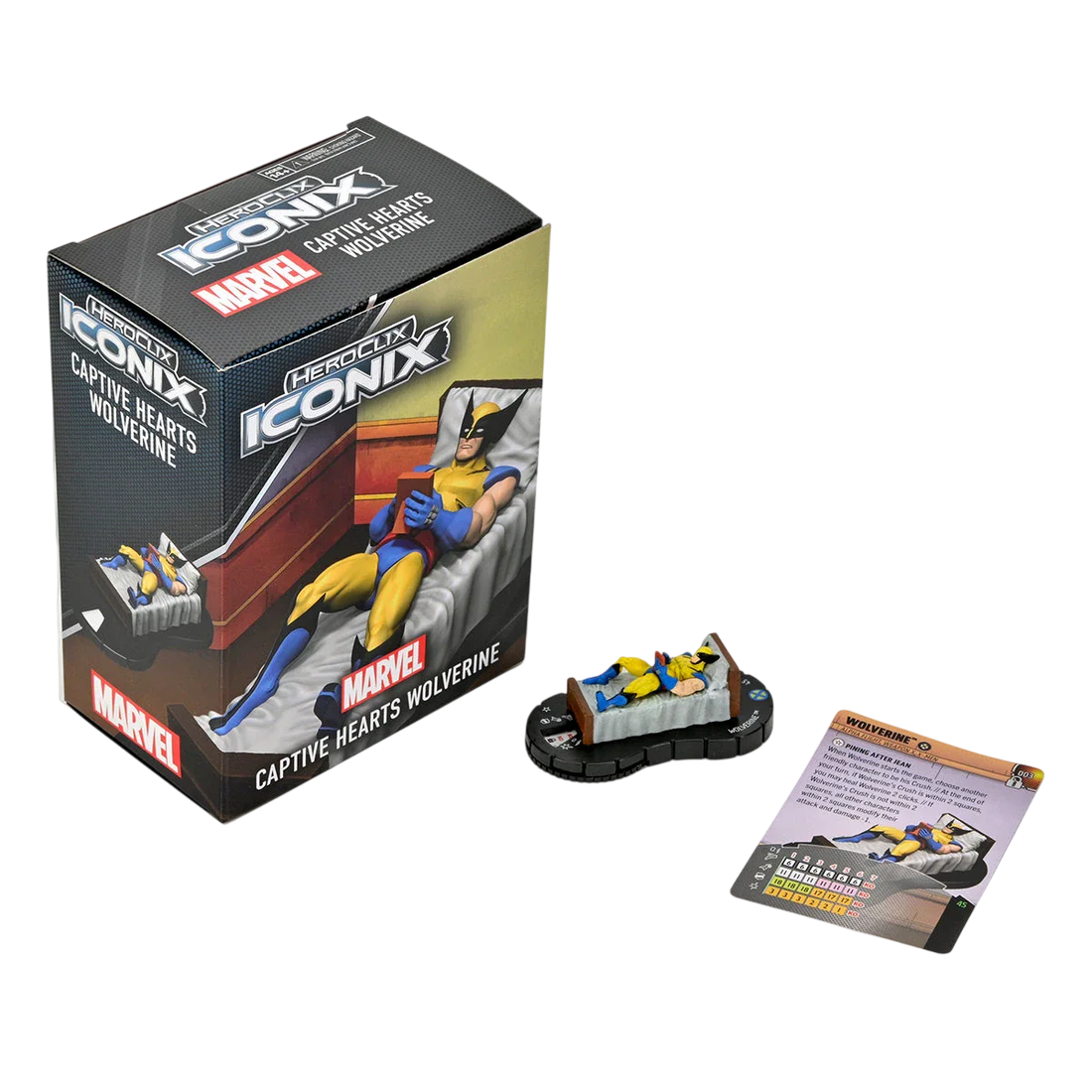 Marvel HeroClix Iconix: Captive Hearts Wolverine (New in Box)