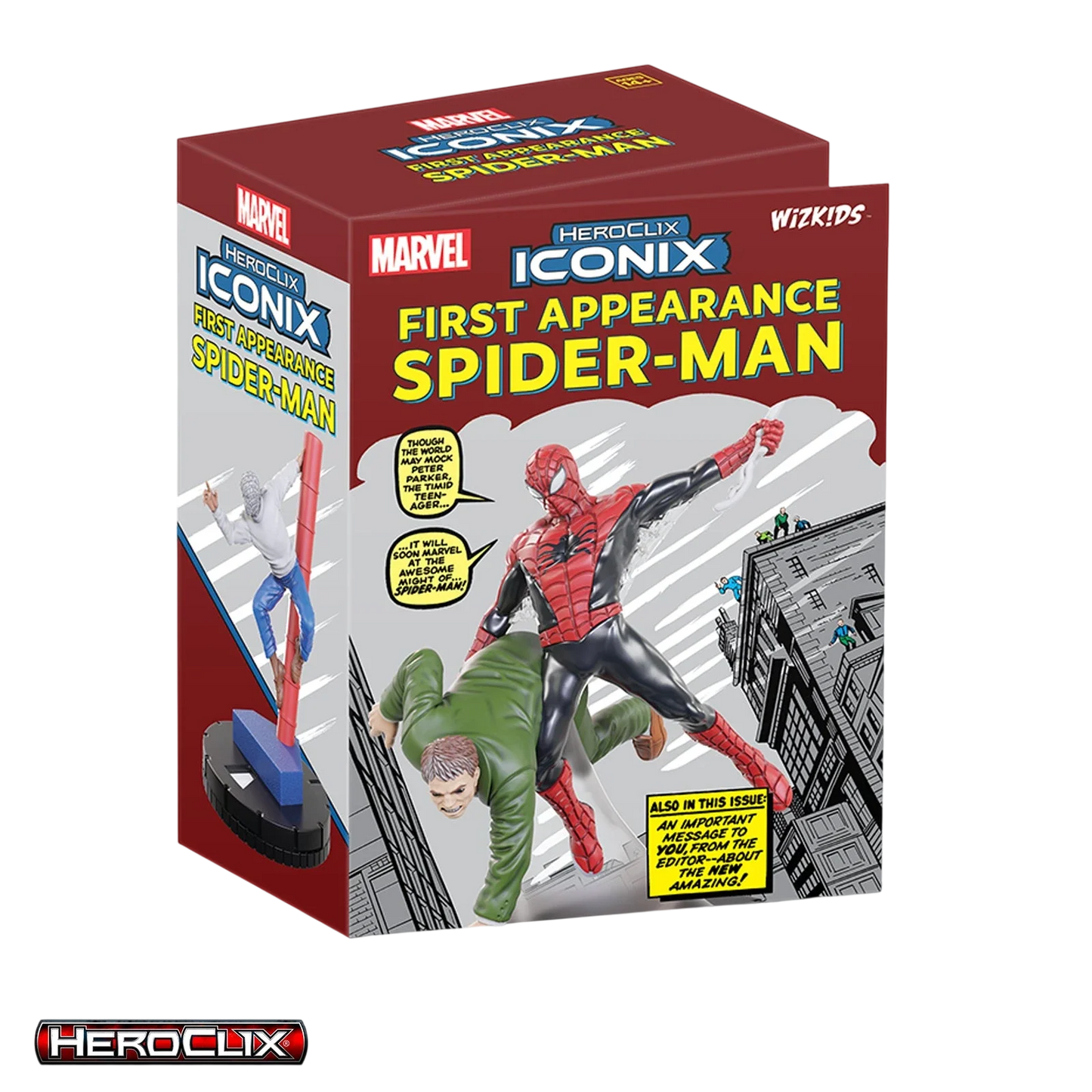 Marvel HeroClix Iconix: First Appearance Spider-Man (Prepainted) (Assembled)