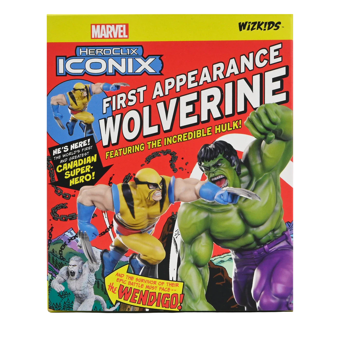 Marvel HeroClix Iconix: First Appearance Wolverine (Custom Painted)