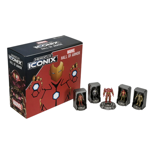 Marvel HeroClix Iconix: Iron Man's Hall of Armor (Prepainted)