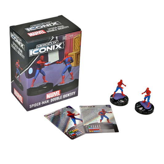 Marvel HeroClix Iconix: Spider-Man Double Identity (Prepainted)