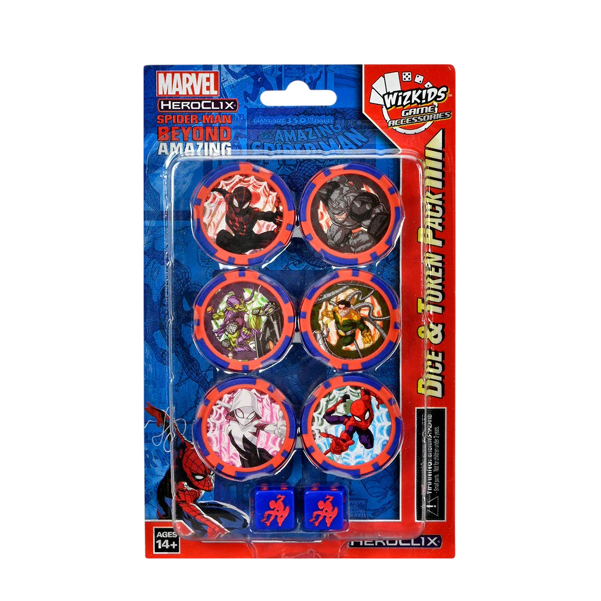 Marvel HeroClix: Spider-Man Beyond Amazing Dice & Token Pack (New in Box)